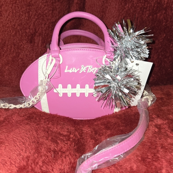 Betsey Johnson Pink and Silver Crossbody Bag - Picture 1 of 4